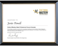 Jesus Powell - Voya Financial - Cultural Mastery Certification