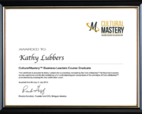 Cultural Mastery Business Leaders Certification